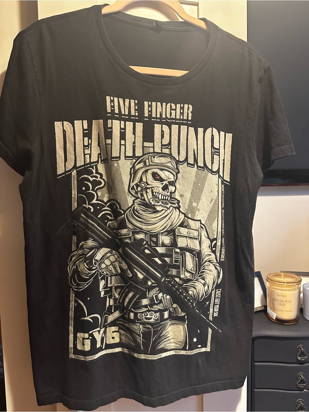 Bay Island Five Finger Death Punch Band T-Shirt - Picture 2 of 5